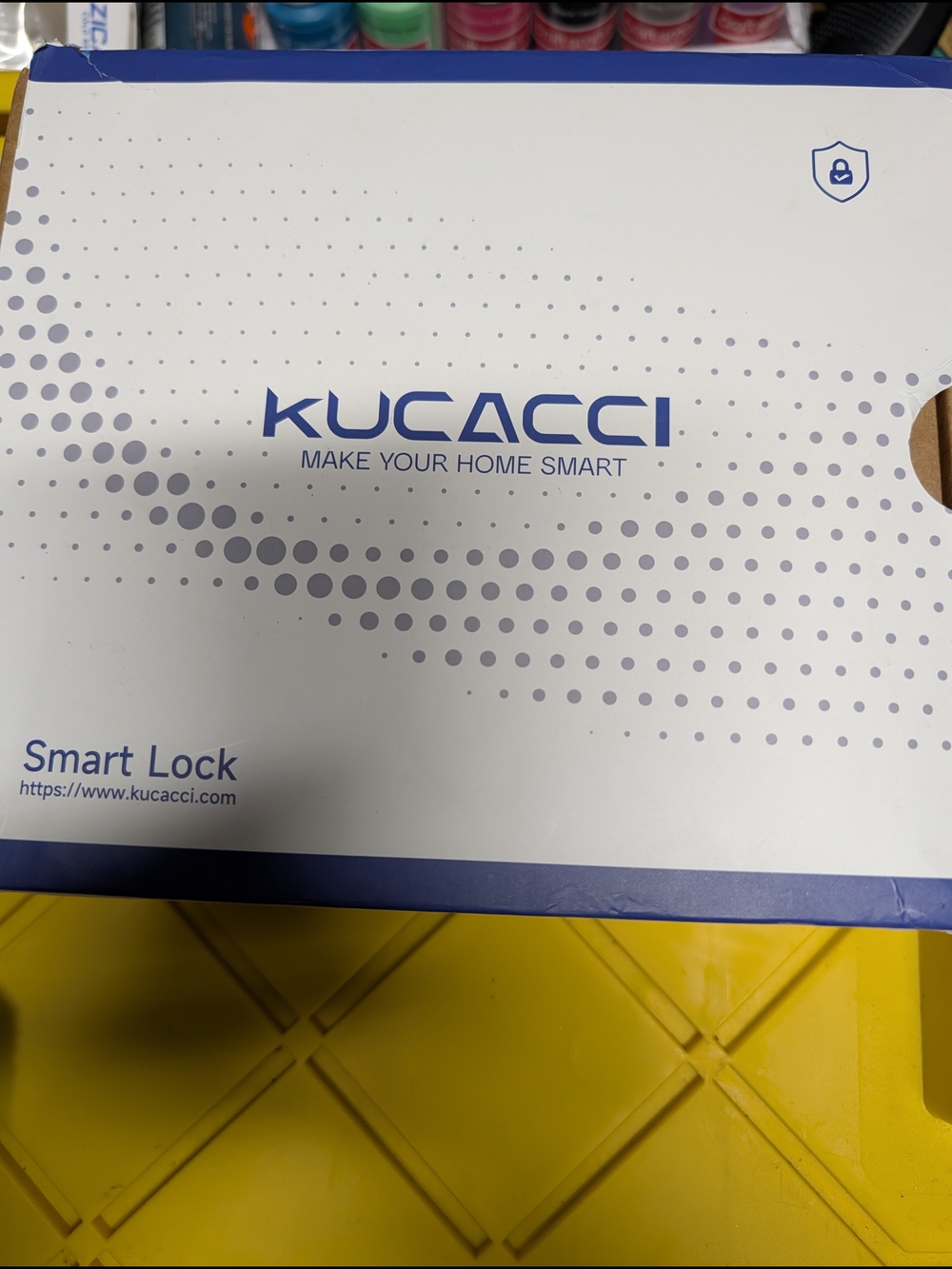 Smart Lock - White and Blue